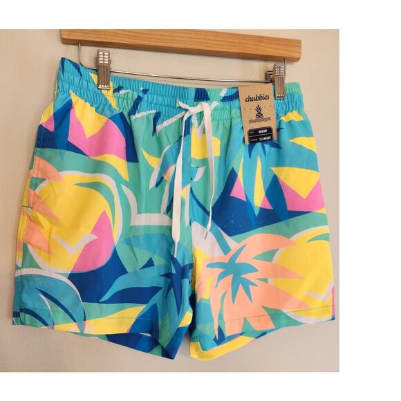 NEW Chubbies 'The Wave Dashers' Swim Trunks 5.5" Inseam size Small - Picture 4 of 8